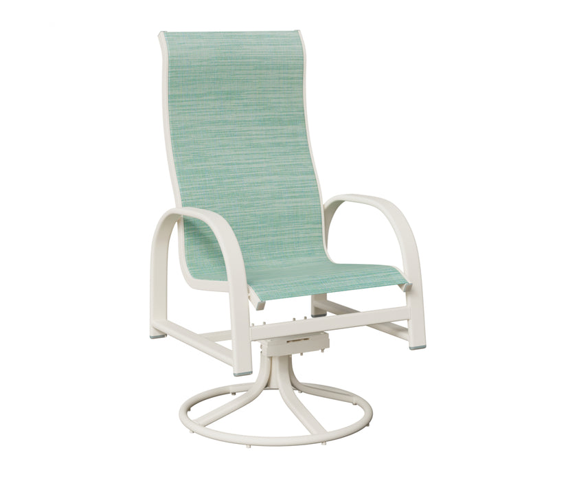Berlin Gardens Murphy High Back Swivel Rocker Dining Chair