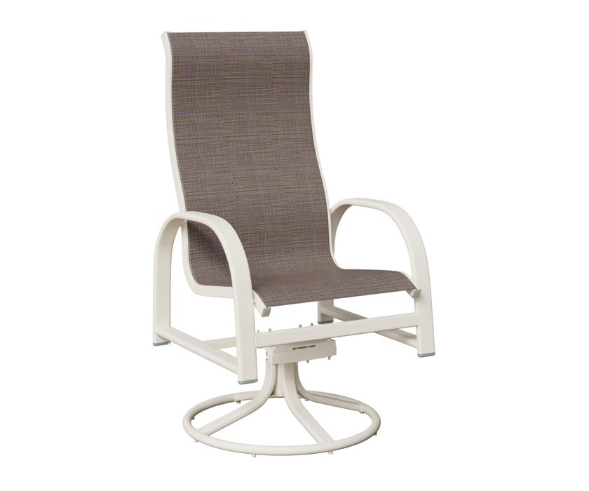 Berlin Gardens Murphy High Back Swivel Rocker Dining Chair