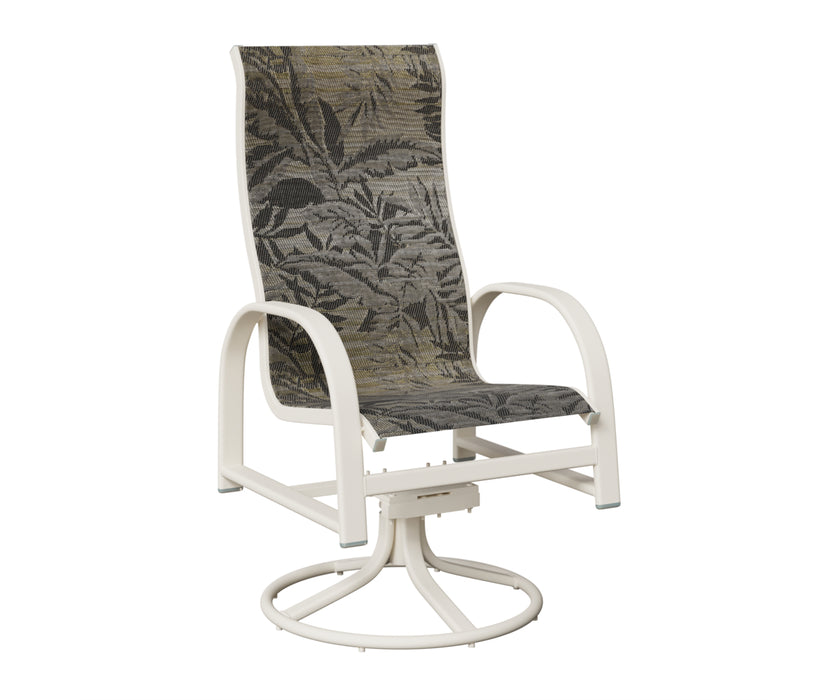 Berlin Gardens Murphy High Back Swivel Rocker Dining Chair
