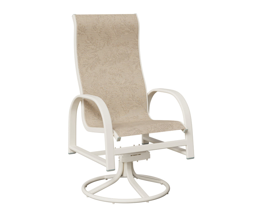 Berlin Gardens Murphy High Back Swivel Rocker Dining Chair