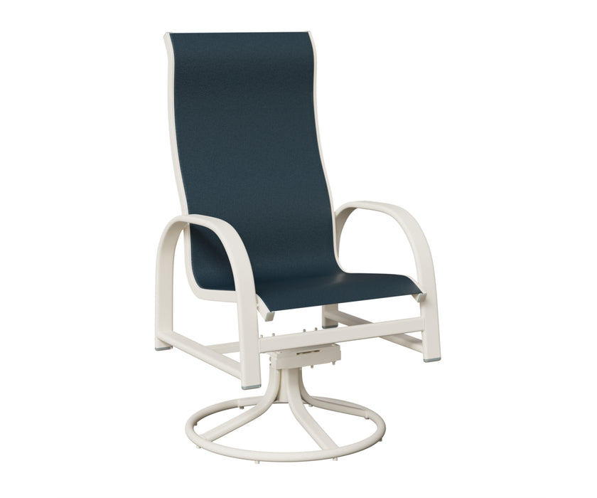 Berlin Gardens Murphy High Back Swivel Rocker Dining Chair