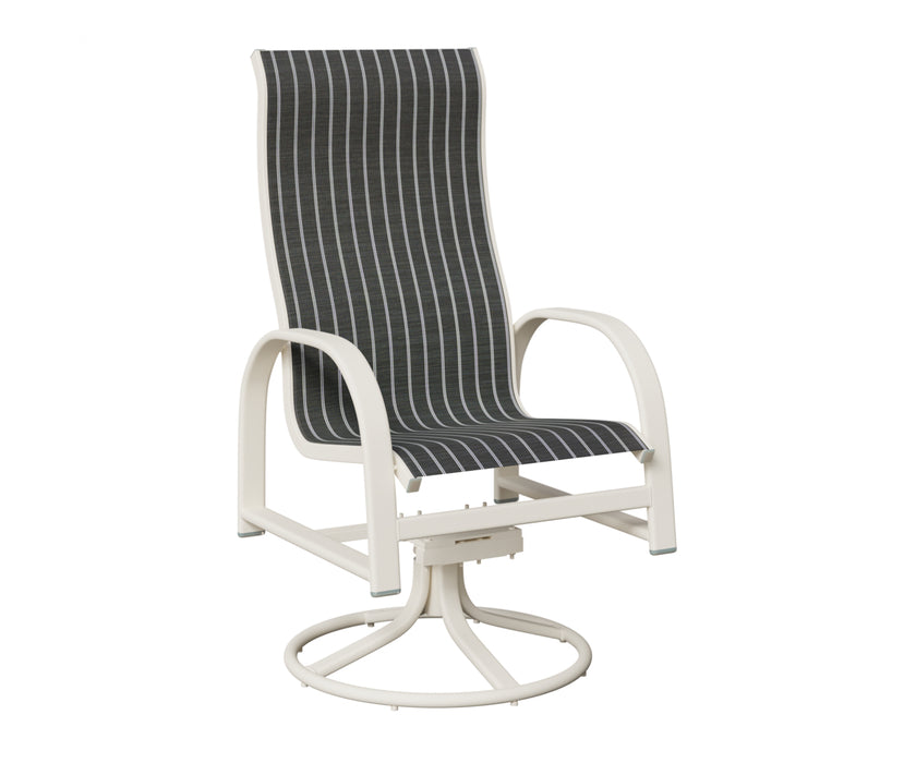 Berlin Gardens Murphy High Back Swivel Rocker Dining Chair