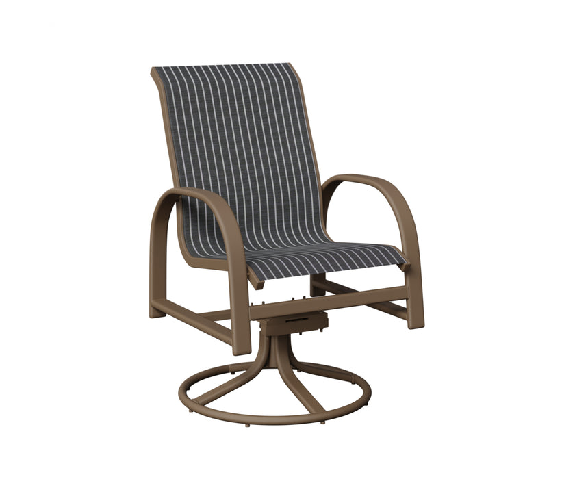 Berlin Gardens Murphy Swivel Rocker Dining Chair