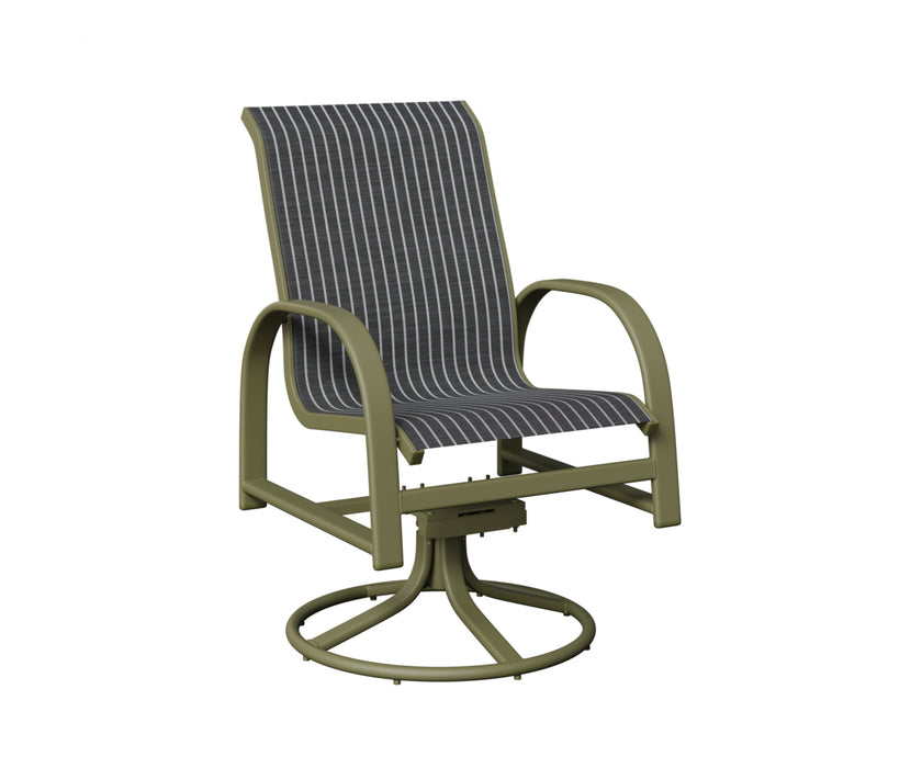 Berlin Gardens Murphy Swivel Rocker Dining Chair