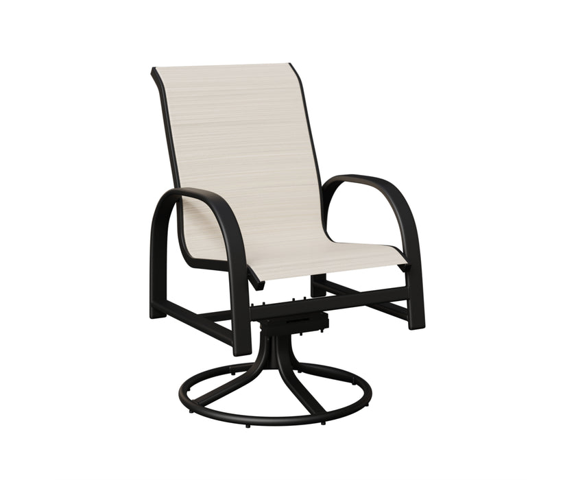 Berlin Gardens Murphy Swivel Rocker Dining Chair