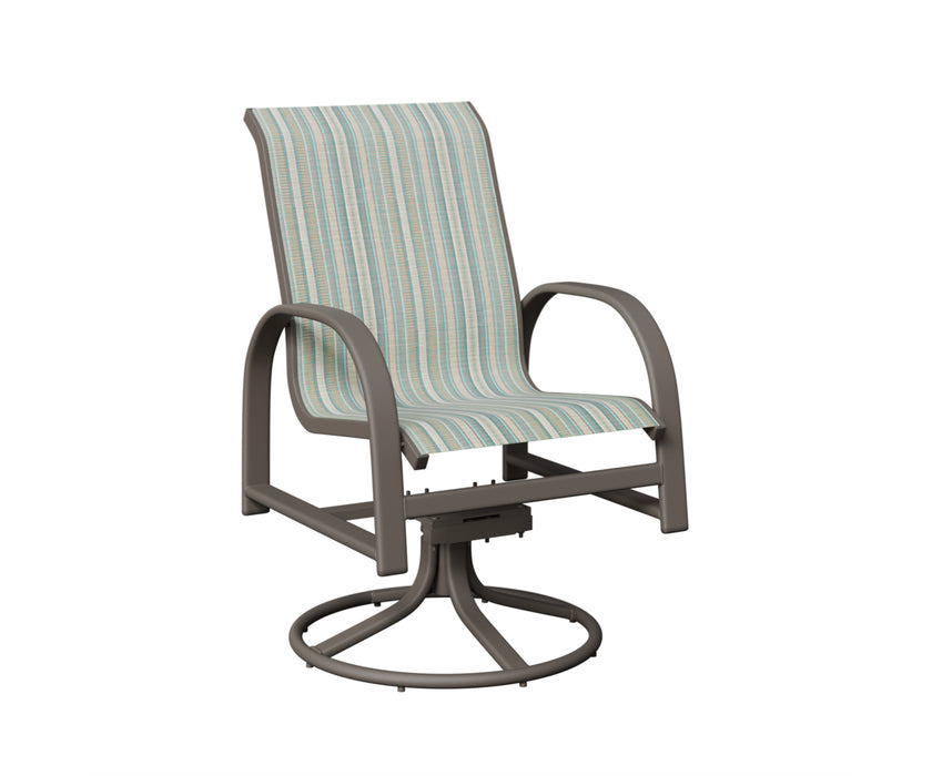 Berlin Gardens Murphy Swivel Rocker Dining Chair