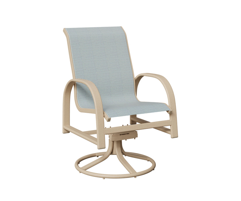 Berlin Gardens Murphy Swivel Rocker Dining Chair