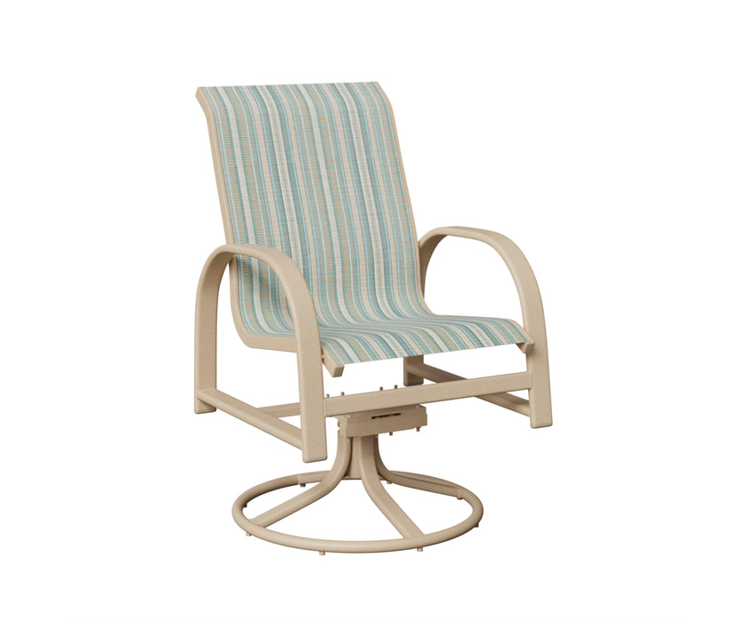 Berlin Gardens Murphy Swivel Rocker Dining Chair