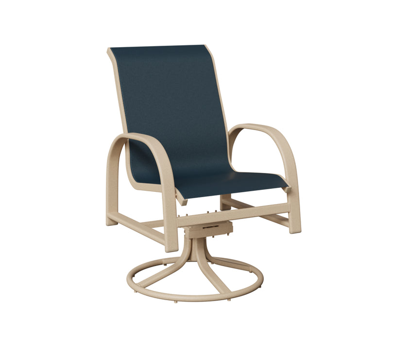Berlin Gardens Murphy Swivel Rocker Dining Chair