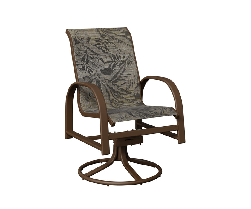 Berlin Gardens Murphy Swivel Rocker Dining Chair