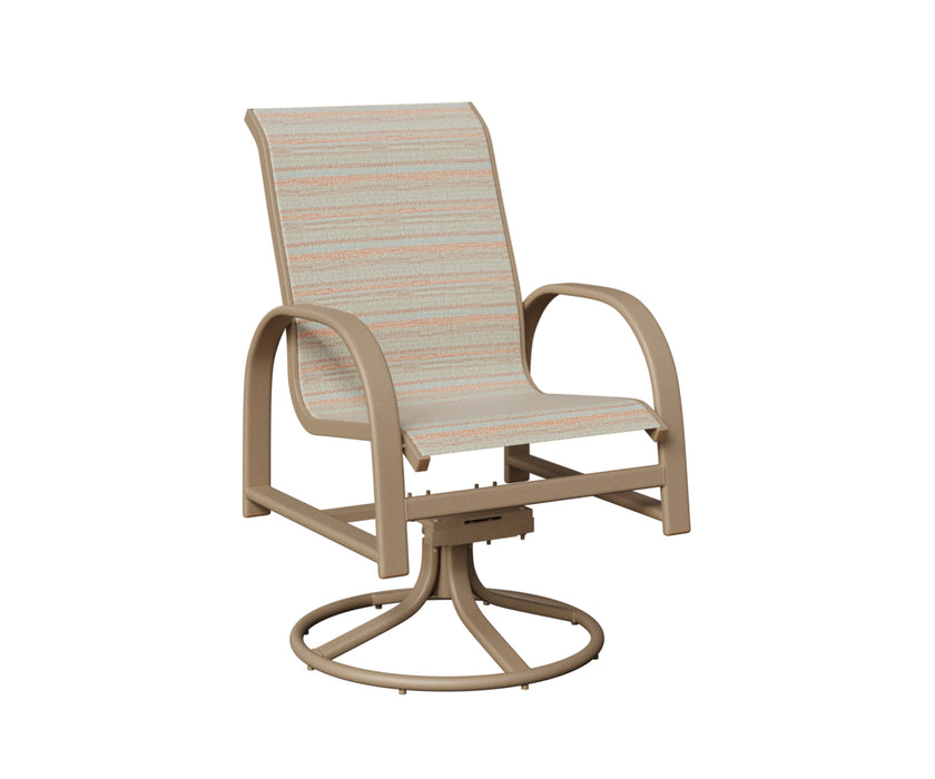 Berlin Gardens Murphy Swivel Rocker Dining Chair