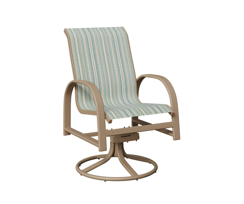 Berlin Gardens Murphy Swivel Rocker Dining Chair