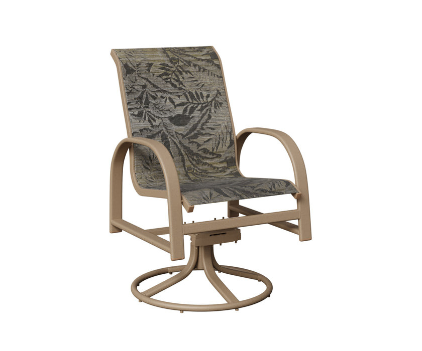 Berlin Gardens Murphy Swivel Rocker Dining Chair