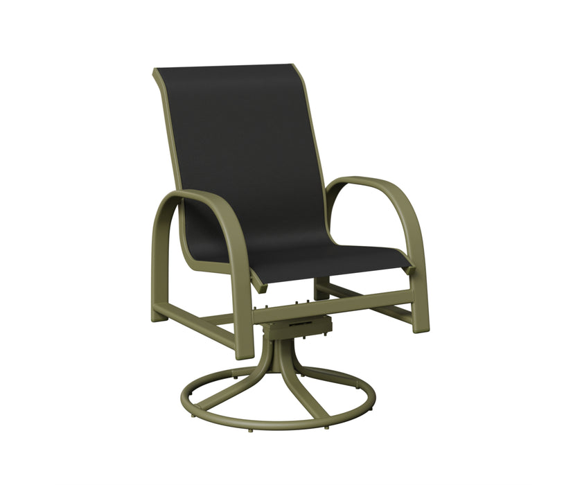 Berlin Gardens Murphy Swivel Rocker Dining Chair