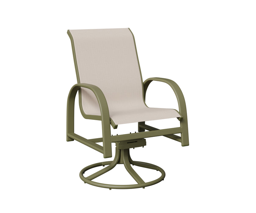 Berlin Gardens Murphy Swivel Rocker Dining Chair