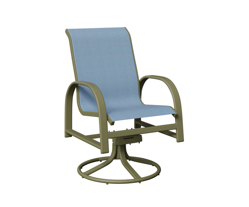 Berlin Gardens Murphy Swivel Rocker Dining Chair