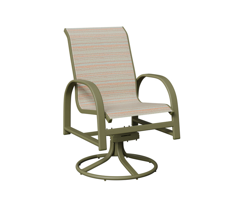 Berlin Gardens Murphy Swivel Rocker Dining Chair