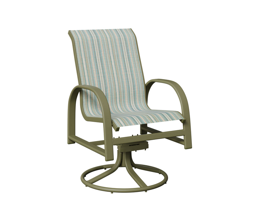 Berlin Gardens Murphy Swivel Rocker Dining Chair
