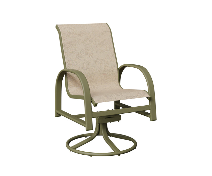 Berlin Gardens Murphy Swivel Rocker Dining Chair