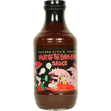 Cowtown Night of the Lviing BBQ Sauce, 18 oz Shaker