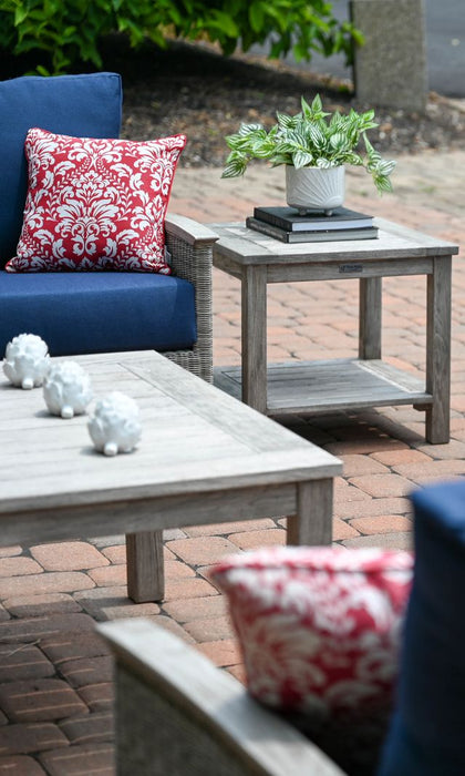 Three Birds Casual Shelburne Side Table With Lower Shelf 22"