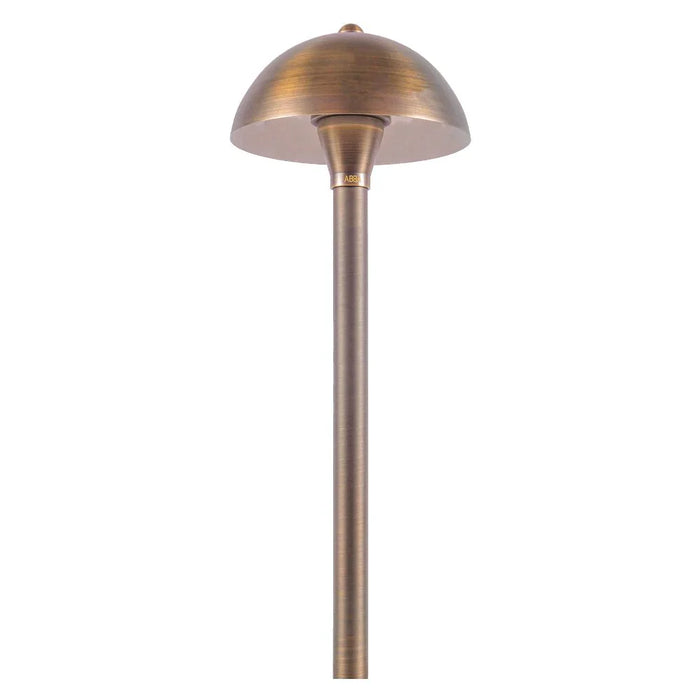 PLB08 Brass LED Globe Low Voltage Pathway Outdoor Landscape Lighting Fixture