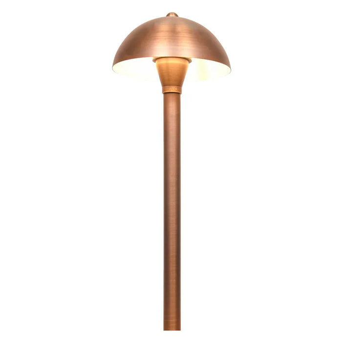 PLB08 Brass LED Globe Low Voltage Pathway Outdoor Landscape Lighting Fixture