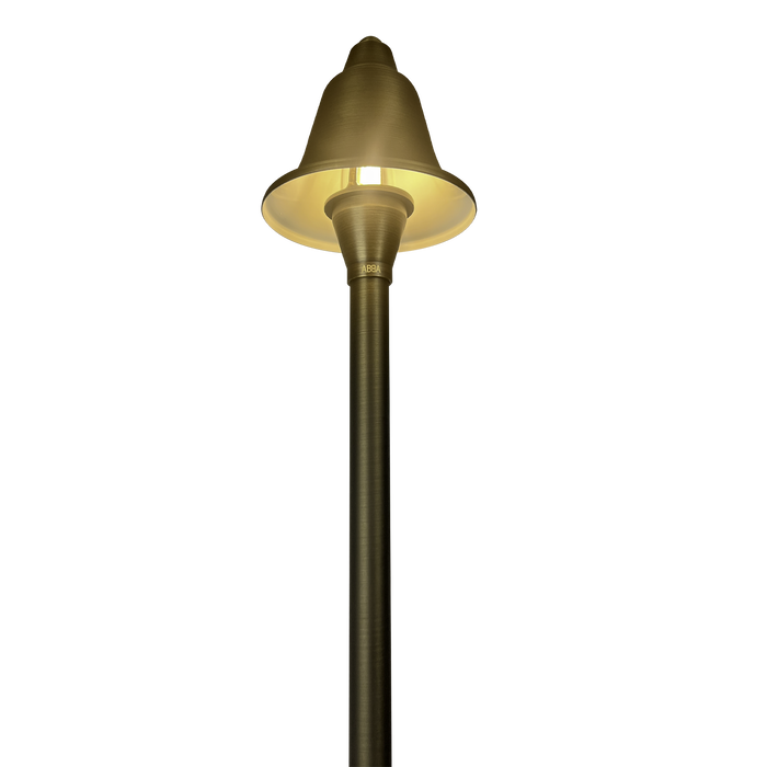 PLB17 Cast Brass LED Bell Shaped Lamp Ready Low Voltage Pathway Outdoor Landscape Lighting Fixture