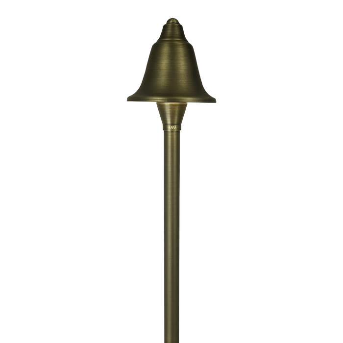 PLB17 Cast Brass LED Bell Shaped Lamp Ready Low Voltage Pathway Outdoor Landscape Lighting Fixture