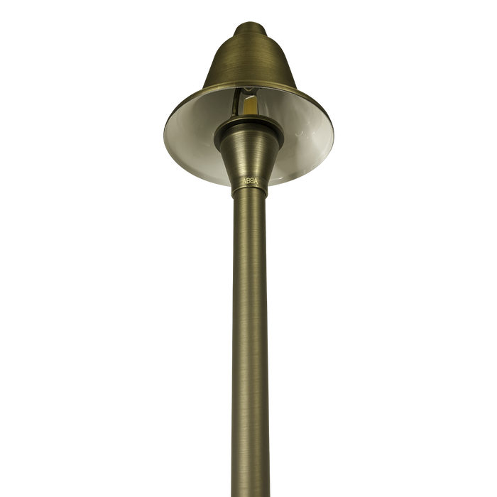 PLB17 Cast Brass LED Bell Shaped Lamp Ready Low Voltage Pathway Outdoor Landscape Lighting Fixture