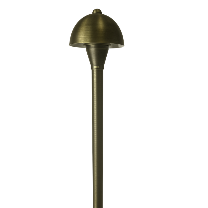 PLB18 Brass LED Mini Globe Lamp Ready Low Voltage Pathway Outdoor Landscape Lighting Fixture