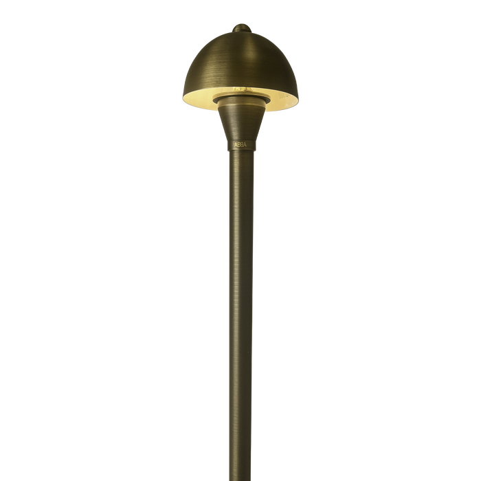 PLB18 Brass LED Mini Globe Lamp Ready Low Voltage Pathway Outdoor Landscape Lighting Fixture