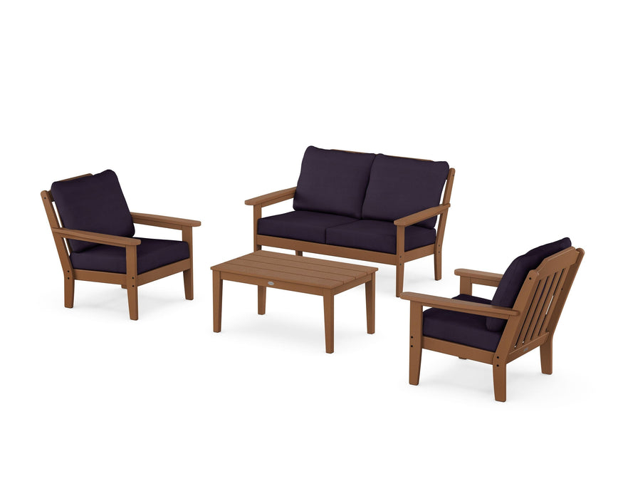 Country Living by POLYWOOD 4-Piece Deep Seating Set with Loveseat