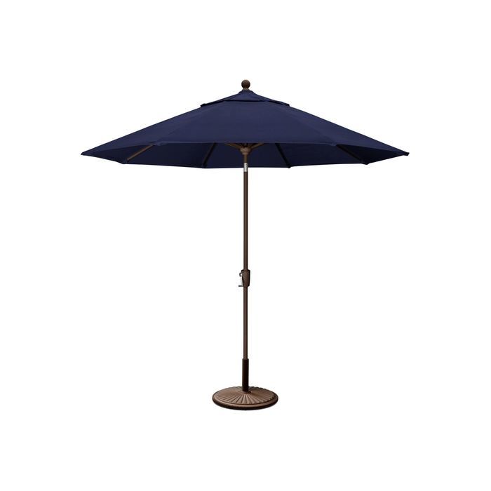 POLYWOOD 9' Tilt Market Umbrella & Base