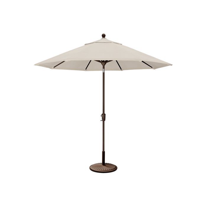 POLYWOOD 9' Tilt Market Umbrella & Base