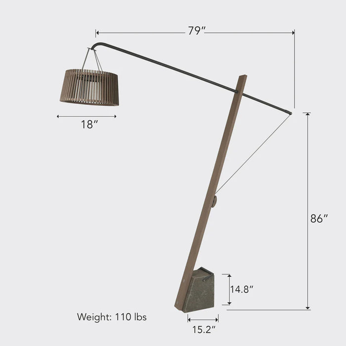 Les Jardins Pendulum Floor Lamp