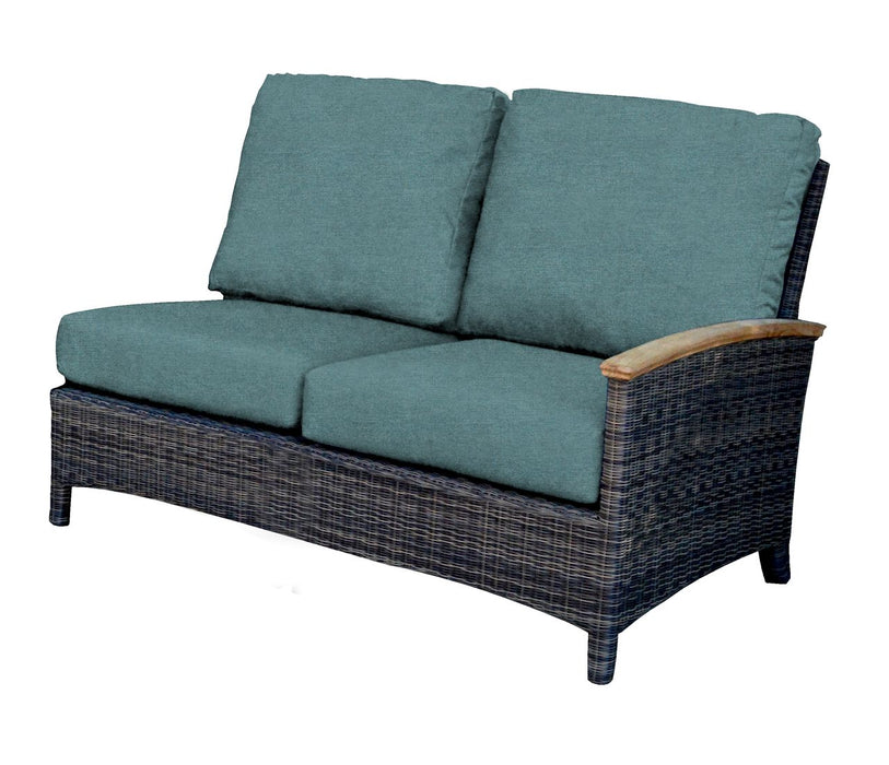 Three Birds Casual Bella Sectional Right Facing Settee Side Facing Armchair