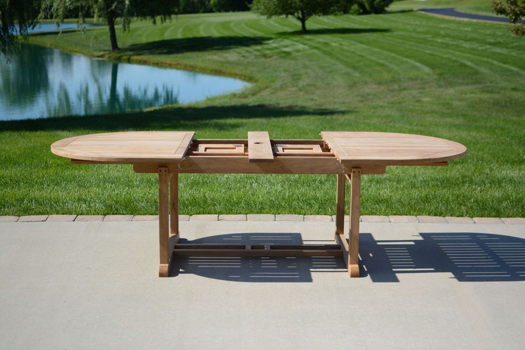 Three Birds Casual Chelsea Oval Extension Table 74"-98"