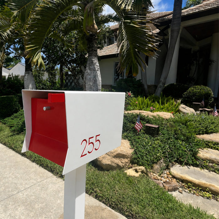 Retrobox-2.0,  in ARCTIC WHITE - Modern Mailbox