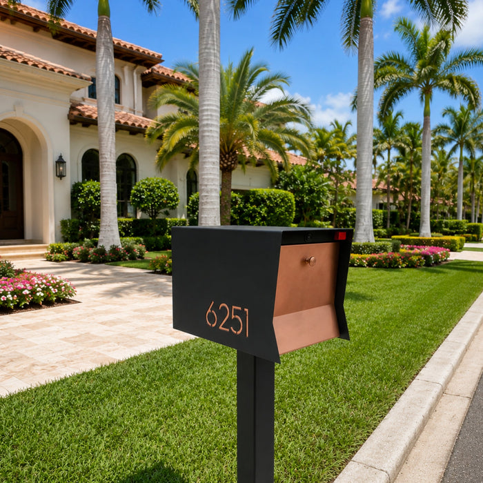 Retrobox-2.0 in DESIGNER GREY - Modern Mailbox