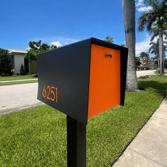 Retrobox-2.0 in DESIGNER GREY - Modern Mailbox