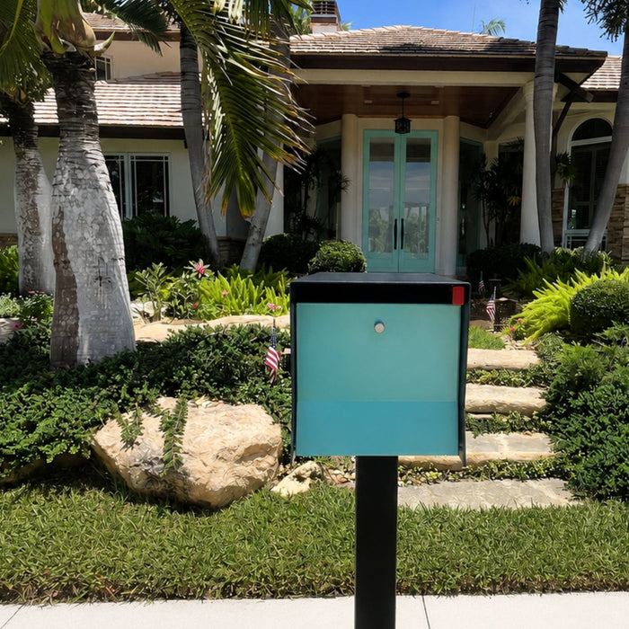 Retrobox-2.0 in DESIGNER GREY - Modern Mailbox