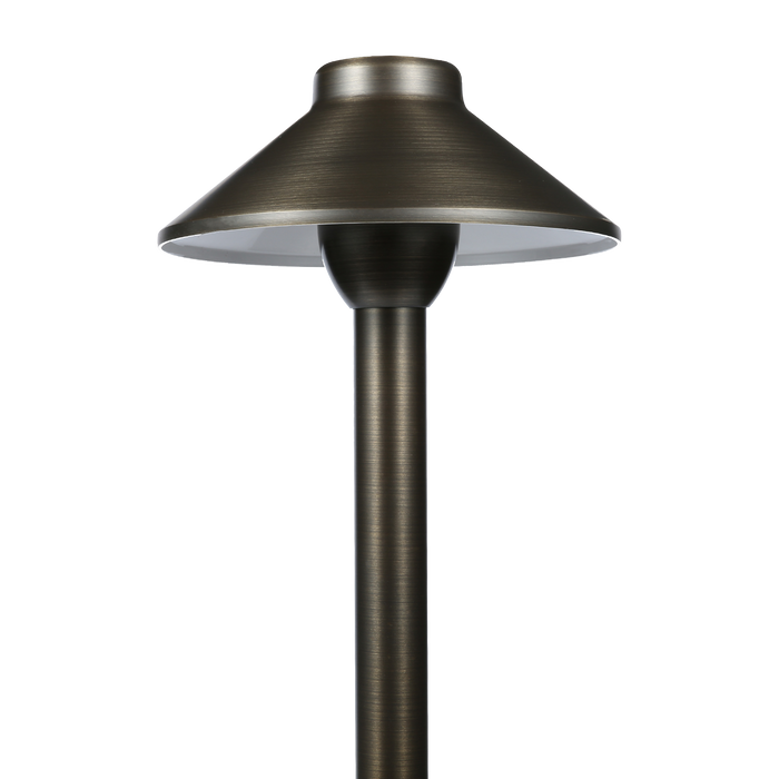RPL8901 x12 Package Outdoor Garden Pathway Light | Low Voltage Brass Path Light