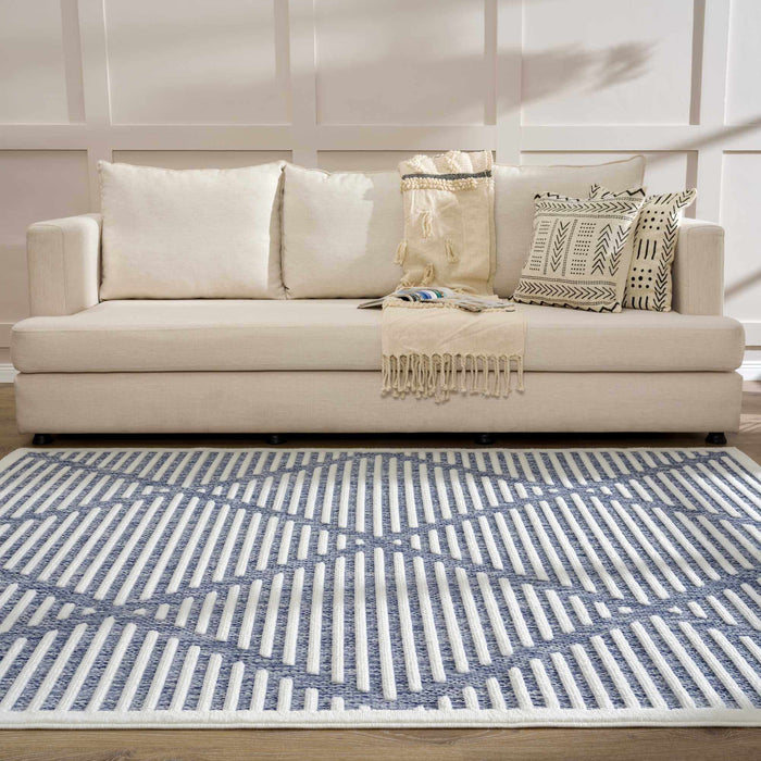 Anah Blue Outdoor Rug