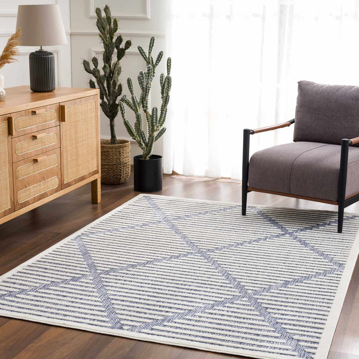 Anah Blue Outdoor Rug