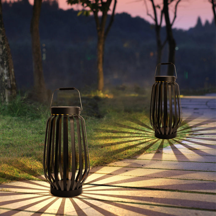 Solar Powered Outdoor Landscaping Path Lights Floor Lamp