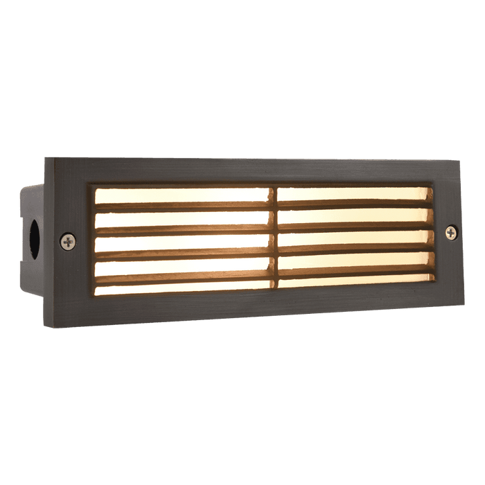 STB03 Louver Horizontal LED Brick Lights Warm White Edge Outdoor Step Light