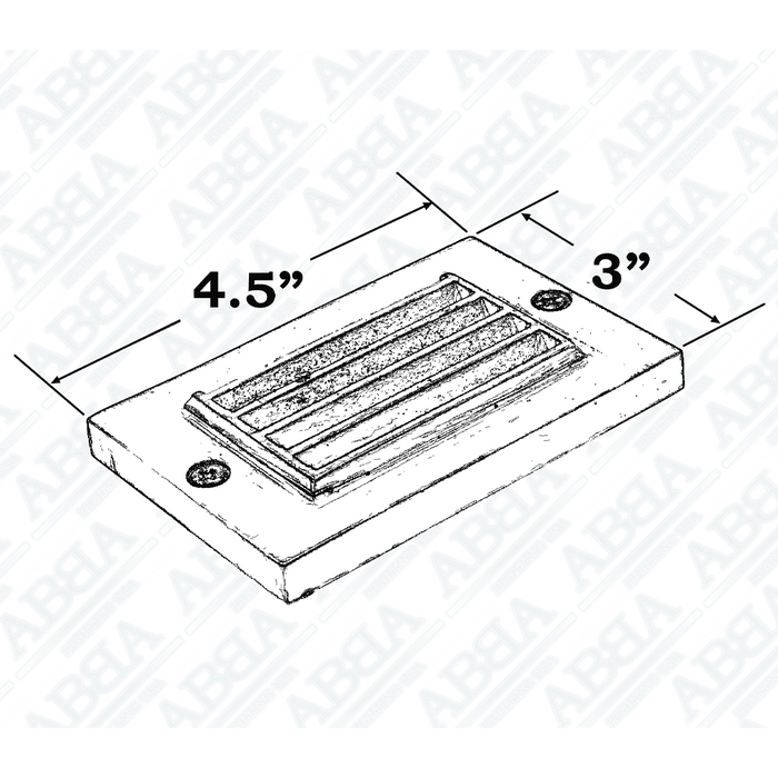 STB07 2W LED Surface Mounted Horizontal Outdoor & Indoor Step Light