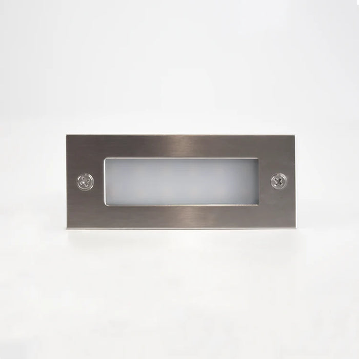 STS02 Outdoor Recessed Brick Wall Light 3000K Warm White Integrated LED Step/ Stair Lighting Fixture