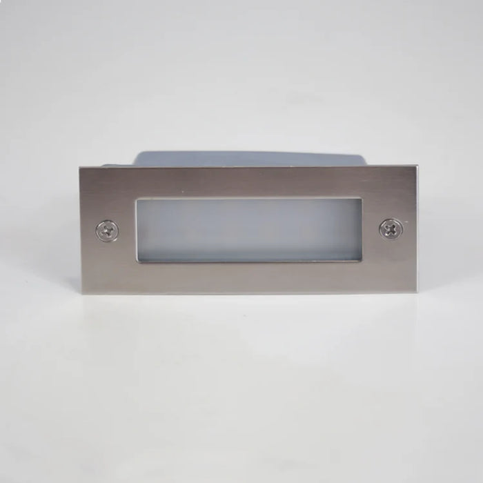 STS02 Outdoor Recessed Brick Wall Light 3000K Warm White Integrated LED Step/ Stair Lighting Fixture